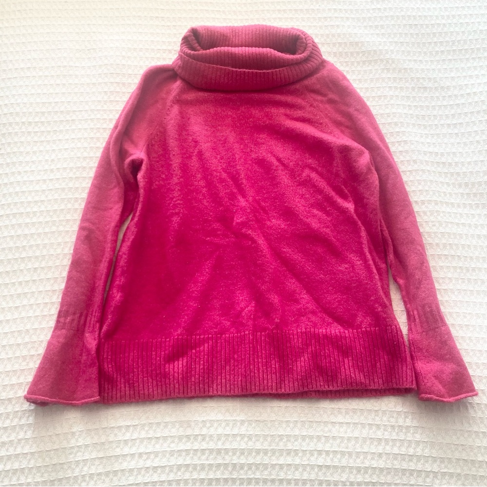 LOFT Fuchsia Cowl Neck Sweater MP